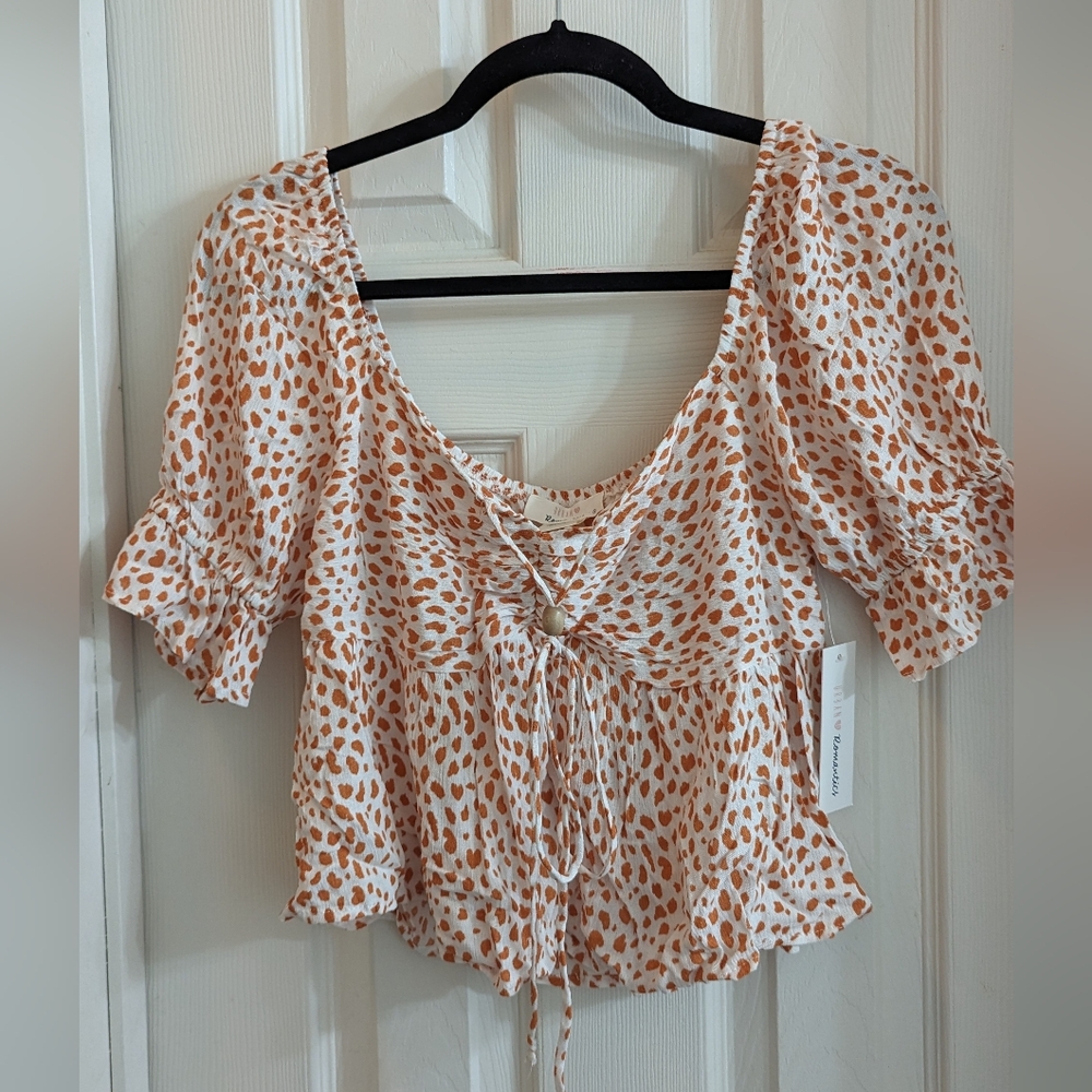 URBAN Romantics Bohemian Crop Top NWT
